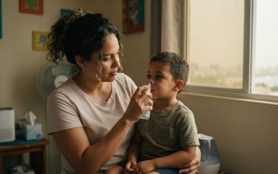 Polvo del Sahara en Puerto Rico: cómo usar salina en niños